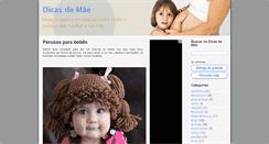 Desktop Screenshot of dicasdemae.com.br