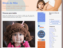 Tablet Screenshot of dicasdemae.com.br